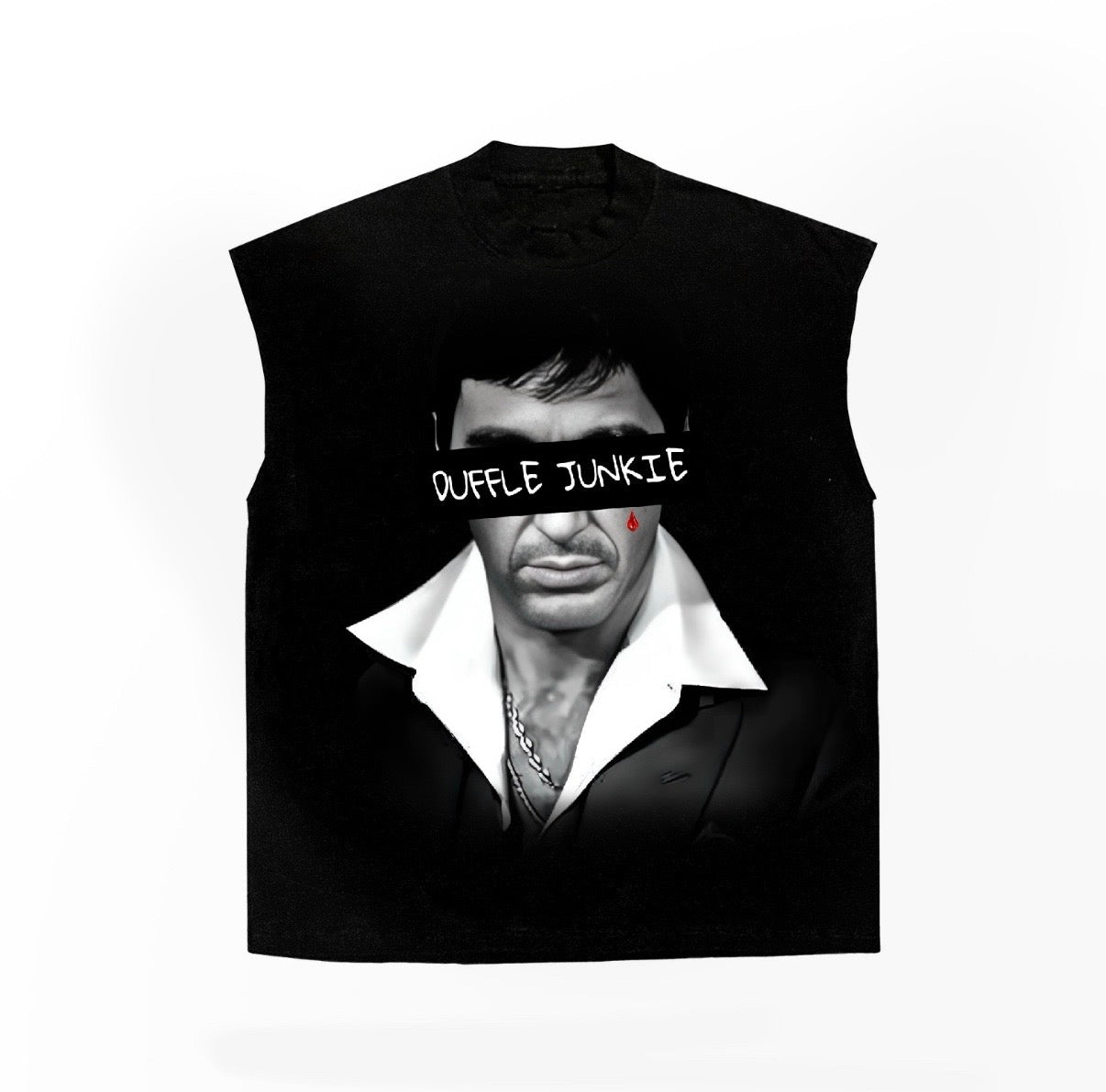 Scarface Sleeveless Graphic Tee - DUFFLE JUNKIE CLOTHING
