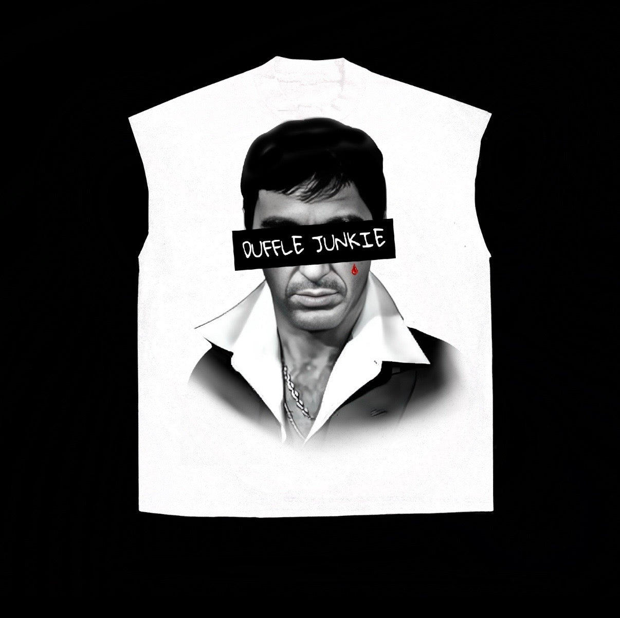 Scarface Sleeveless Graphic Tee - DUFFLE JUNKIE CLOTHING